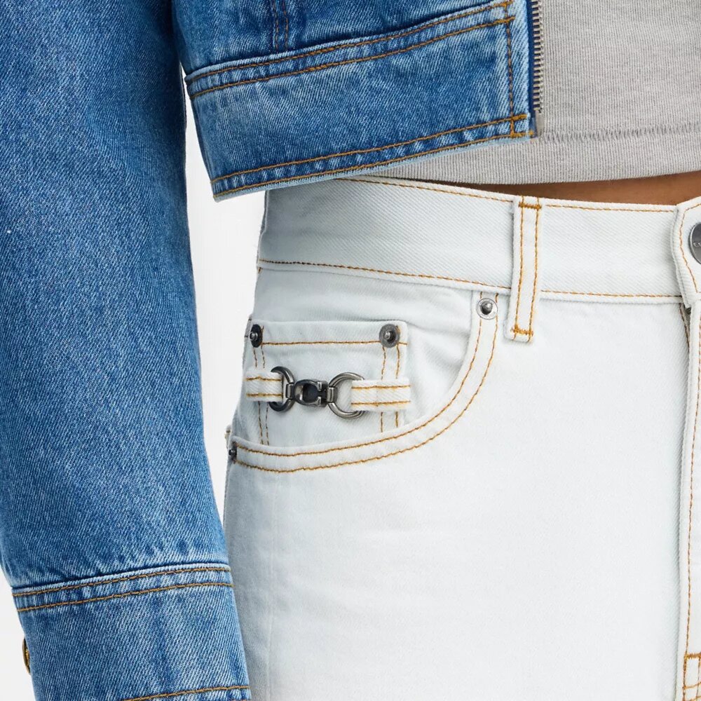 Pantaloni da lavoro in denim di cotone biologico