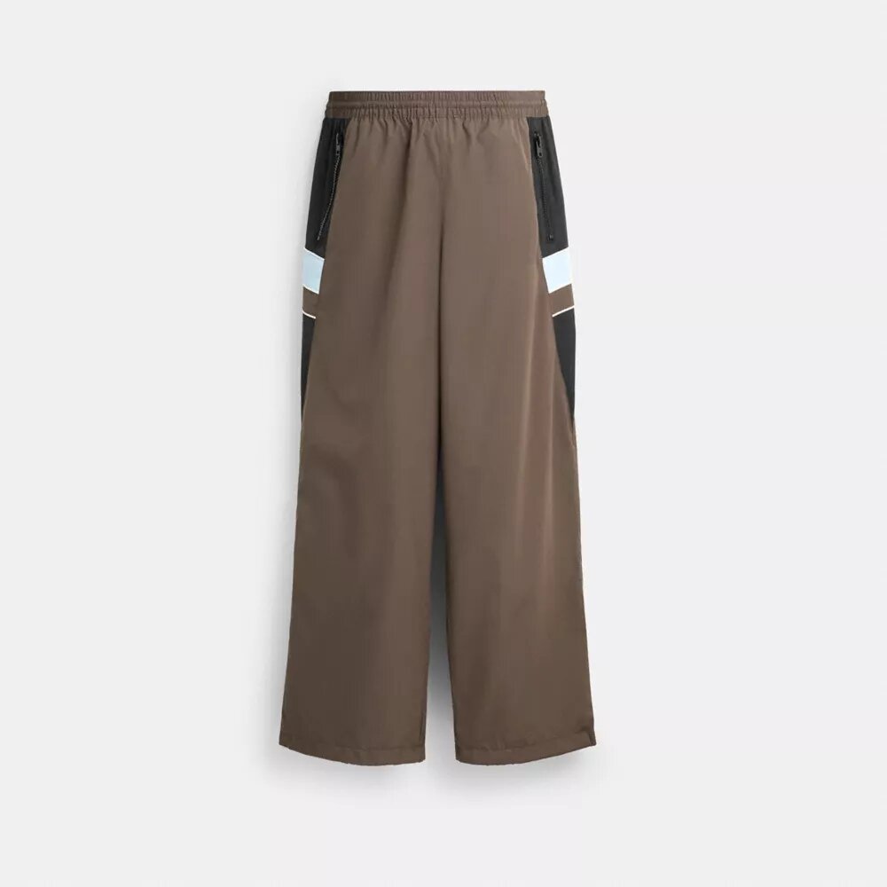 Pantaloni da tuta a gamba dritta in Poliestere riciclato