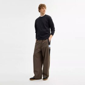 Pantaloni da tuta a gamba dritta in Poliestere riciclato