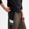 Pantaloni da tuta a gamba dritta in Poliestere riciclato