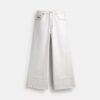 Pantaloni in denim larghi in cotone biologico