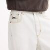 Pantaloni in denim larghi in cotone biologico