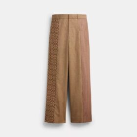 Pantaloni Mashup in filato tinto in massa