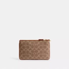 Piccolo borsello da polso Essential in Signature Canvas