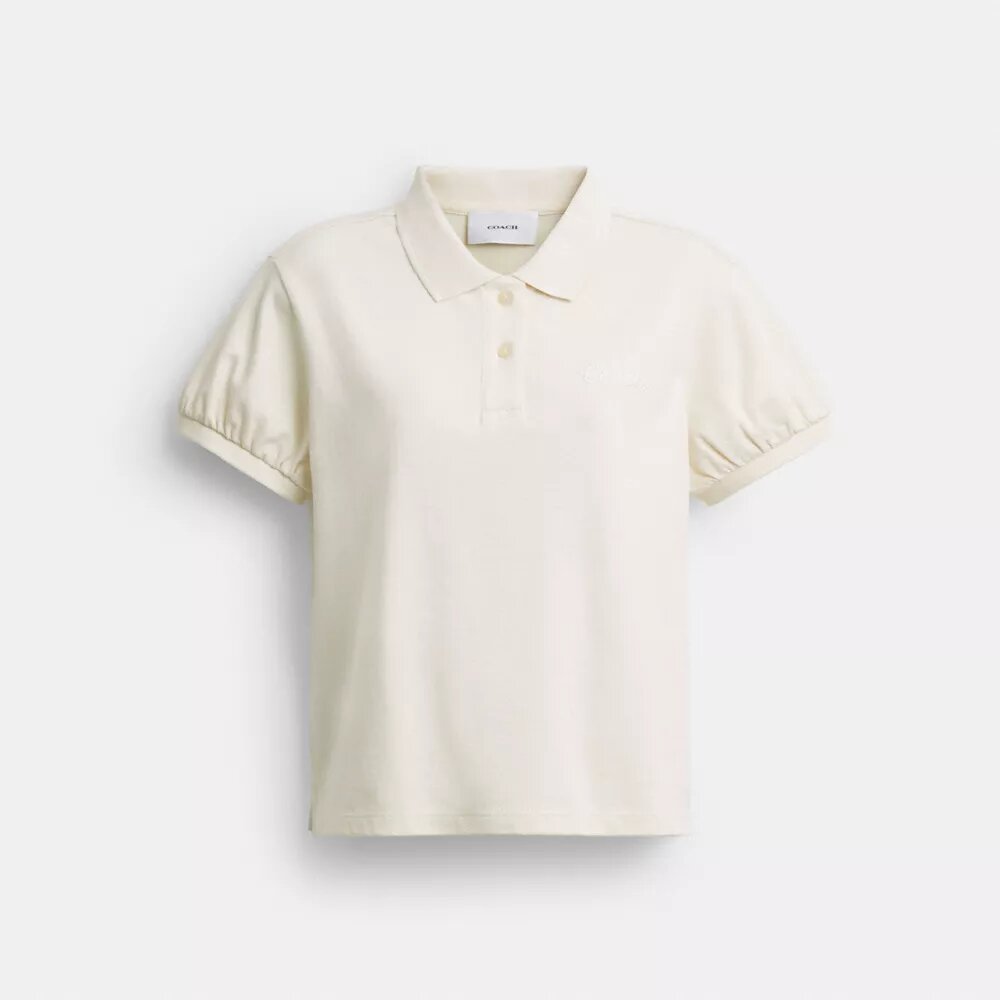 Polo Coach Script in cotone biologico