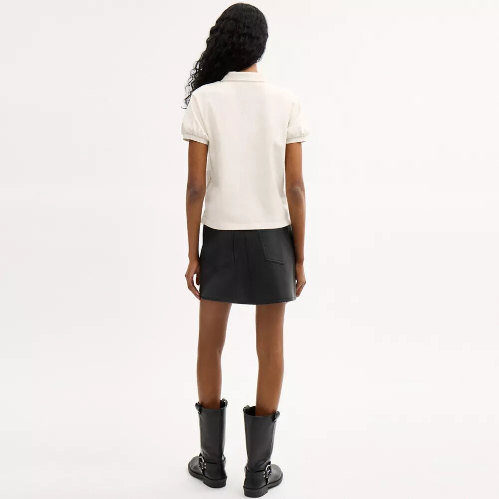 Polo Coach Script in cotone biologico