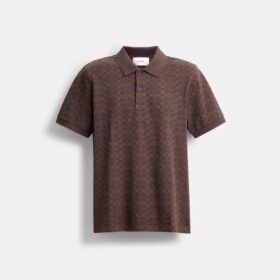 Polo firmata in cotone biologico