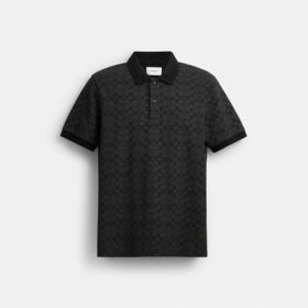 Polo firmata in cotone biologico