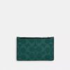 Portacarte con cerniera in Signature Canvas