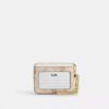 Portacarte con cerniera in Signature Canvas con stampa floreale