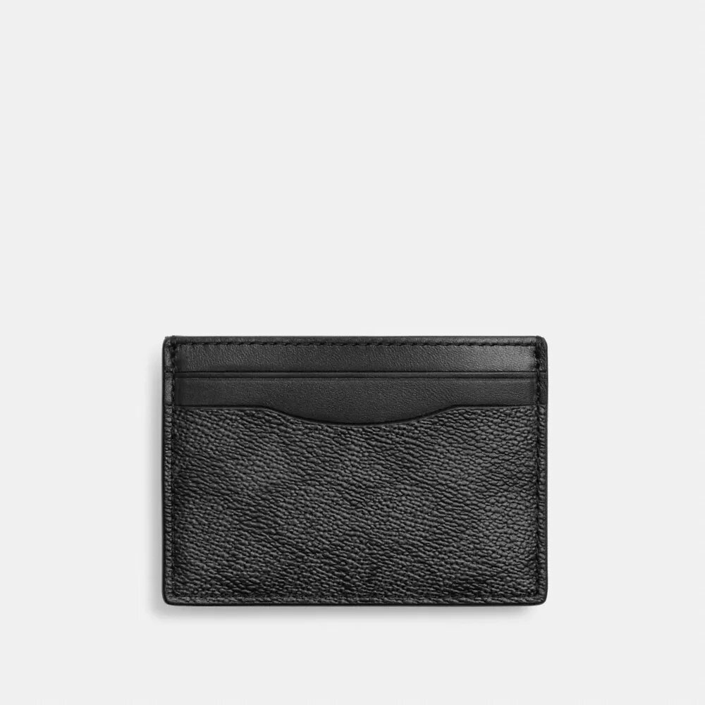 Portacarte con fermasoldi in Signature Canvas