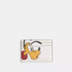 Portacarte Disney X Coach Essential con Pluto