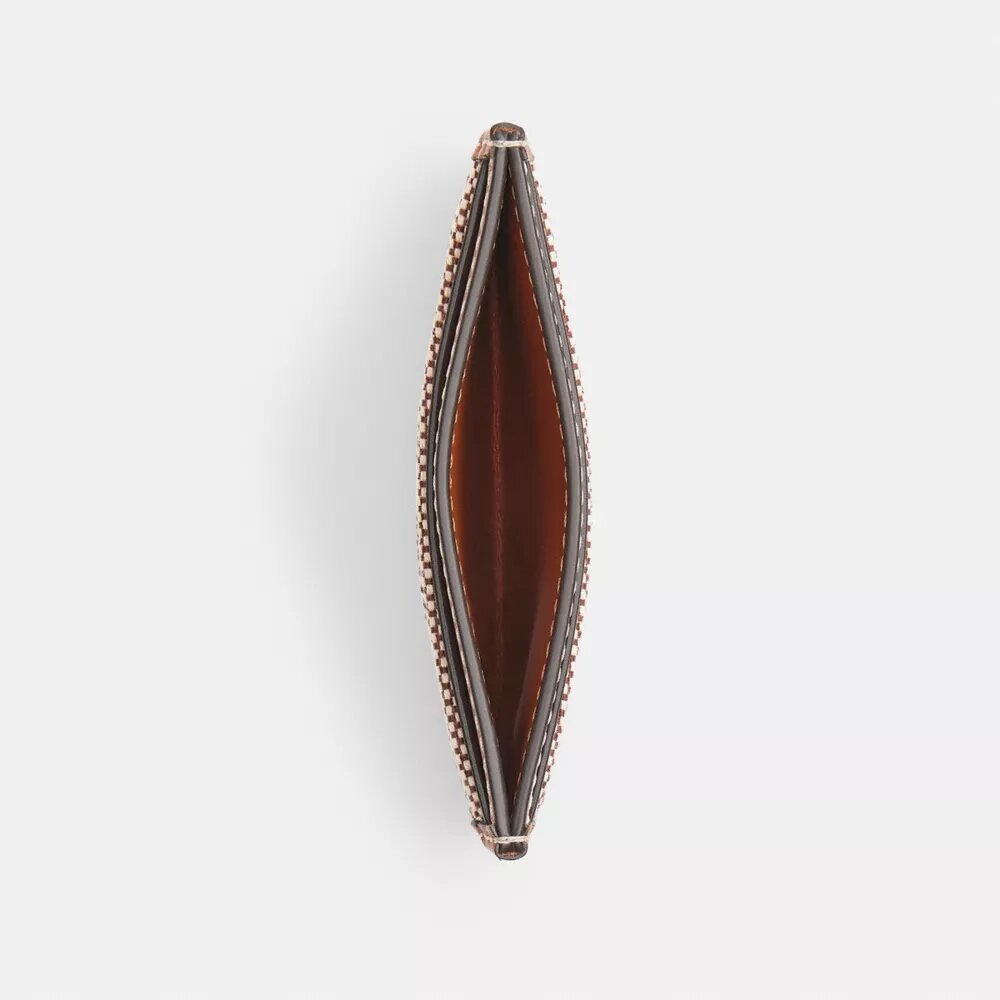 Portacarte Essential in jacquard Crystal Signature