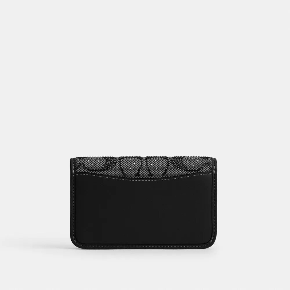 Portacarte Essential Slim in jacquard Crystal Signature