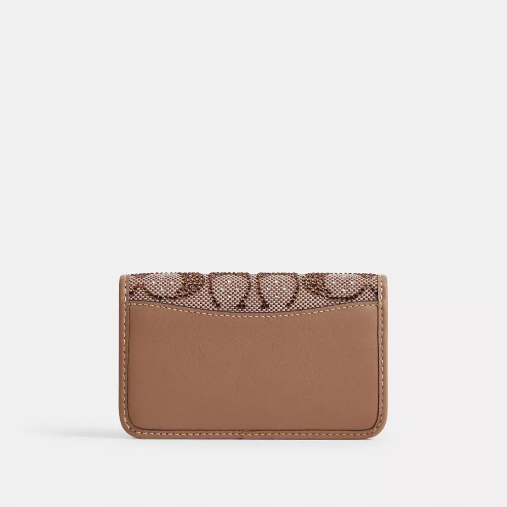 Portacarte Essential Slim in jacquard Crystal Signature