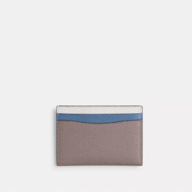 Portacarte essenziale in color block