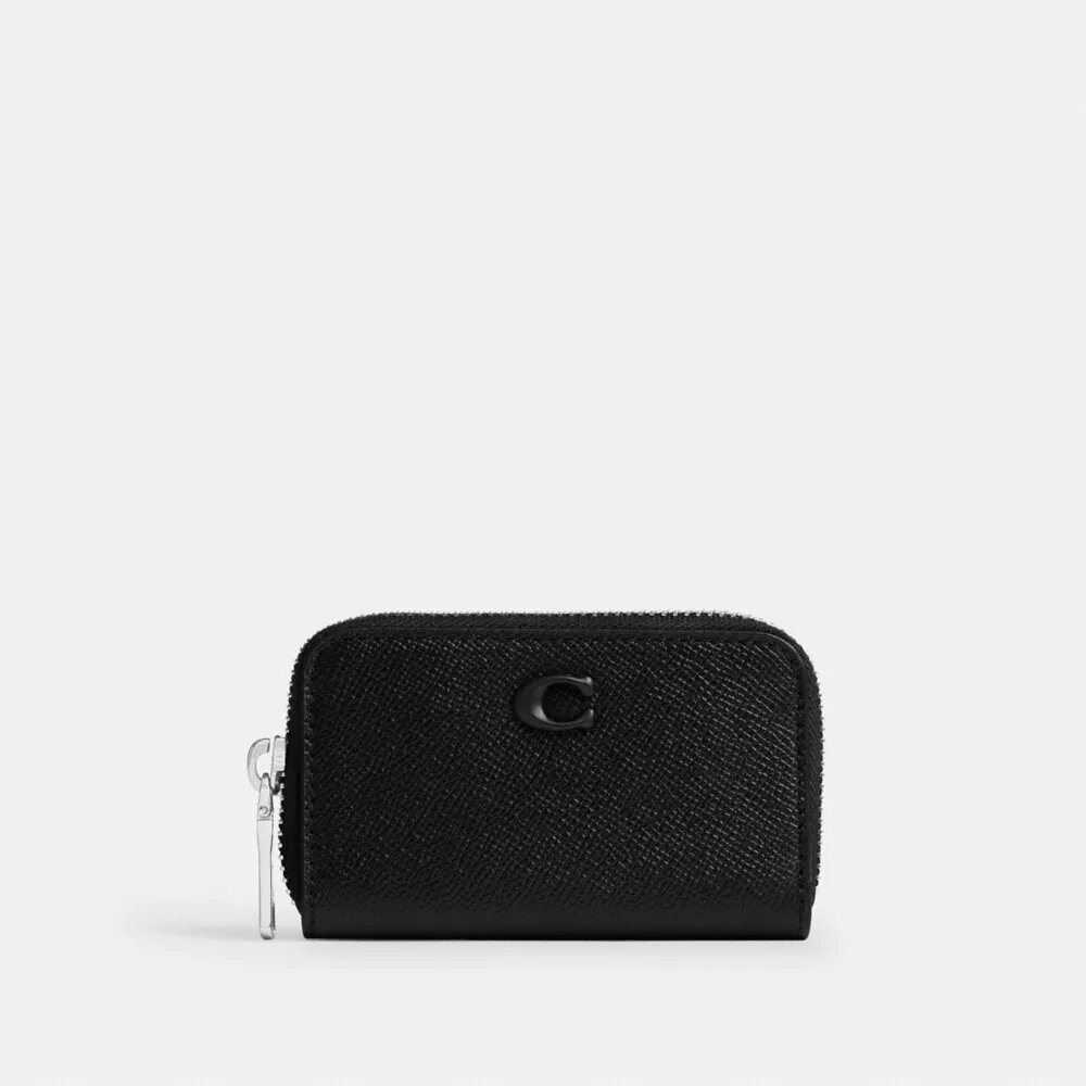 Portacarte piccolo con chiusura a zip perimetrale