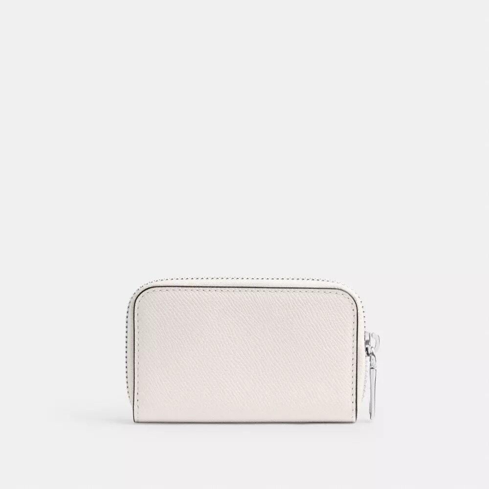 Portacarte piccolo con chiusura a zip perimetrale