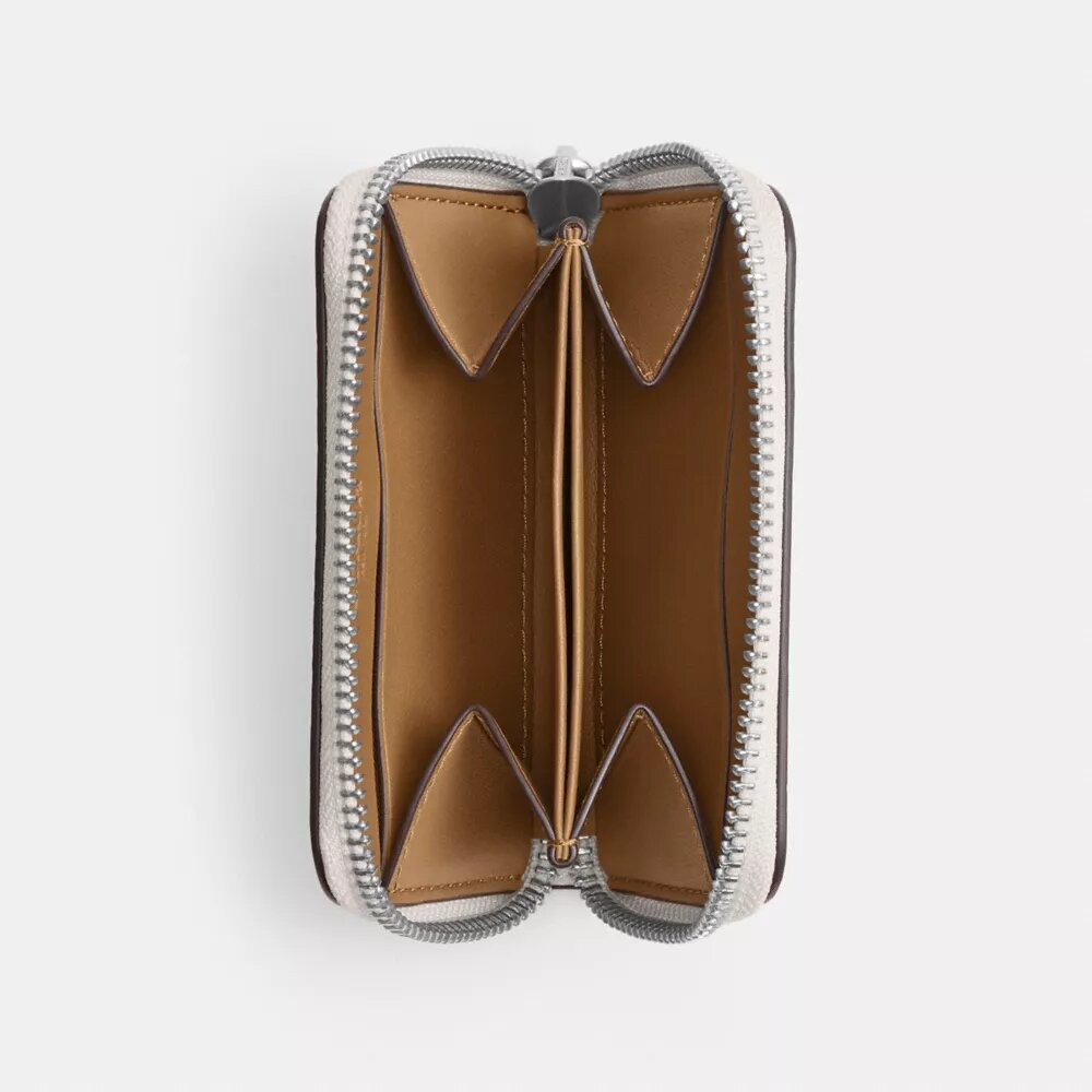 Portacarte piccolo con chiusura a zip perimetrale