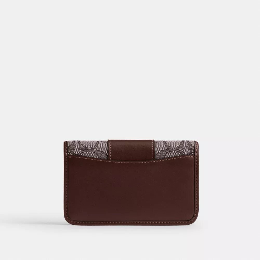 Portacarte sottile Essential in jacquard esclusivo