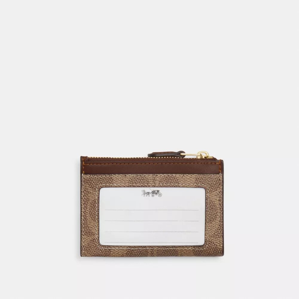 Portadocumenti Mini Skinny in Signature Canvas