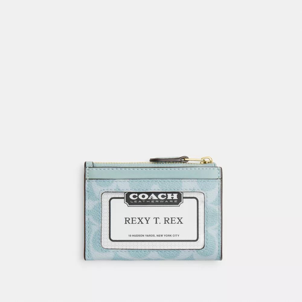 Portadocumenti Mini Skinny in Signature Canvas