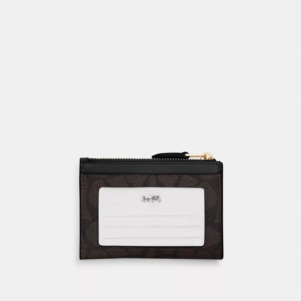 Portadocumenti Mini Skinny in Signature Canvas
