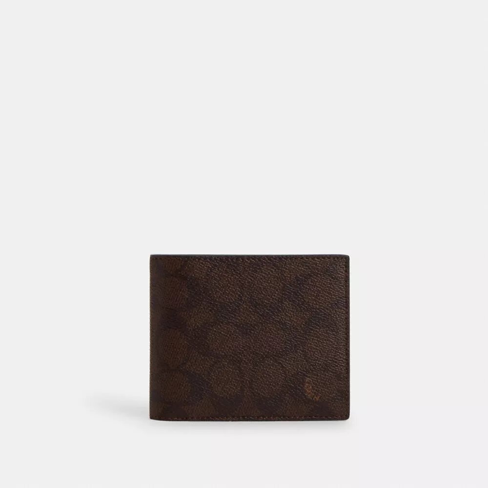 Portafoglio 3 in 1 in Signature Canvas