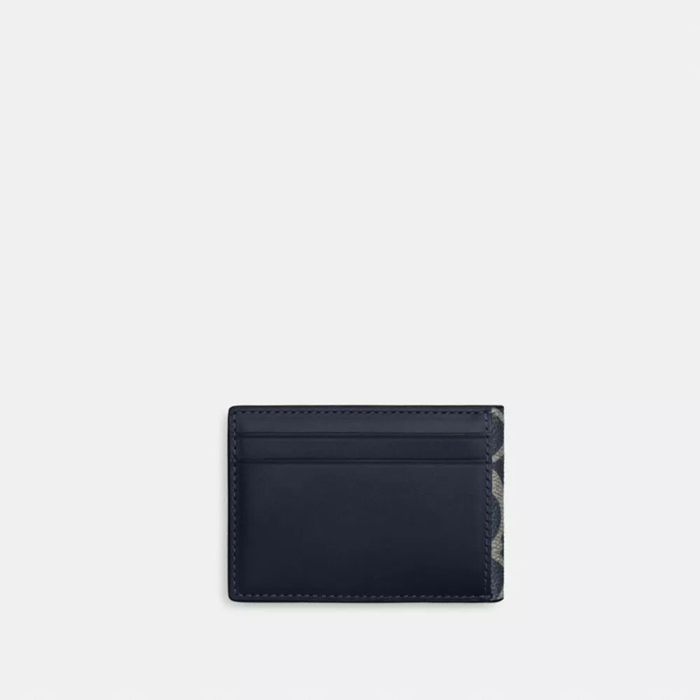 Portafoglio compatto in Signature Canvas