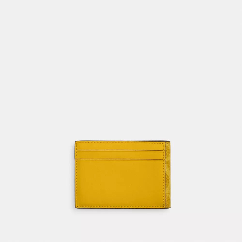 Portafoglio compatto in Signature Canvas