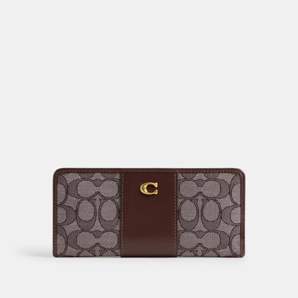 Portafoglio Essential Slim in jacquard esclusivo