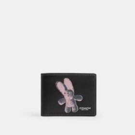 Portafoglio sottile con grafica "Floppy"