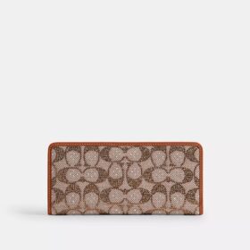 Portafoglio sottile Essential in jacquard Crystal Signature