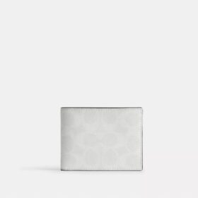 Portafoglio sottile in Signature Canvas