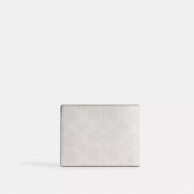 Portafoglio sottile in Signature Canvas