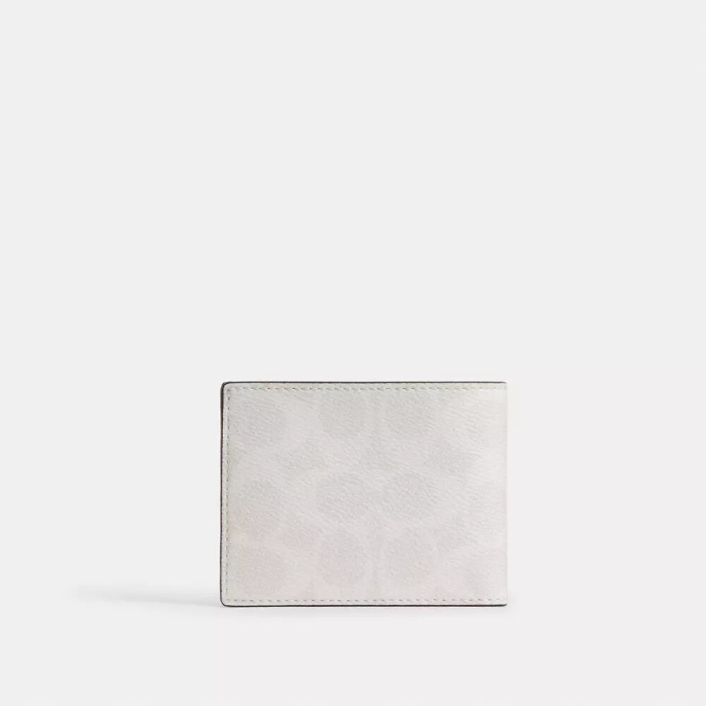 Portafoglio sottile in Signature Canvas
