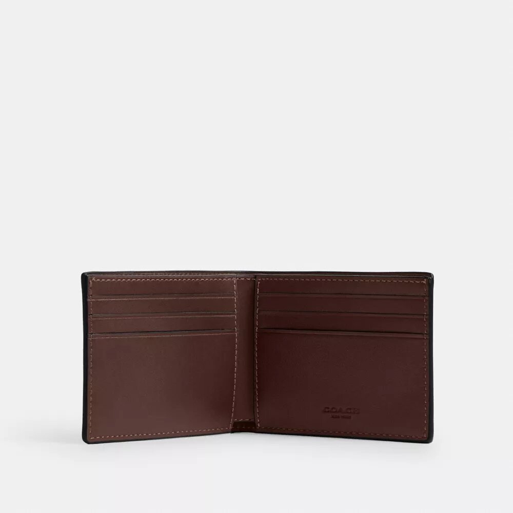 Portafoglio sottile in Signature Canvas