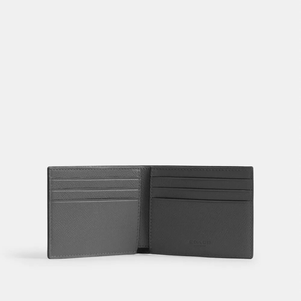 Portafoglio sottile in Signature Canvas