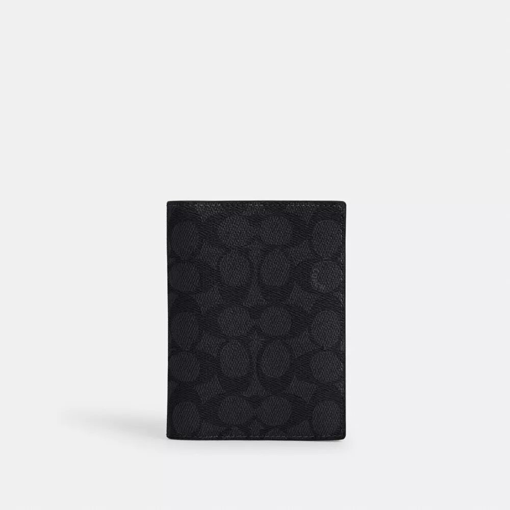 Portapassaporto in Signature Canvas