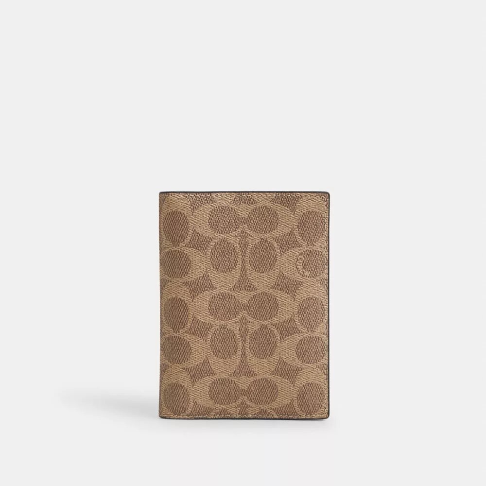 Portapassaporto in Signature Canvas