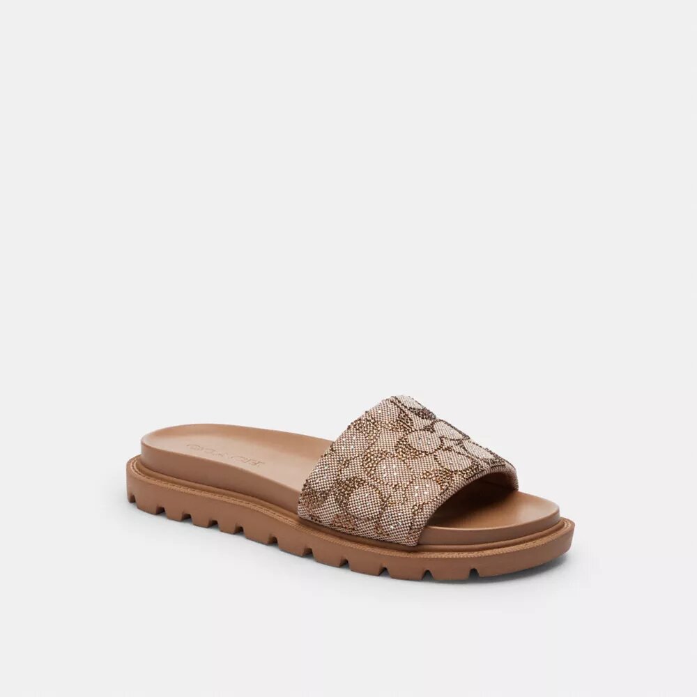 Sandali Brynn Ciabatte in jacquard con cristalli