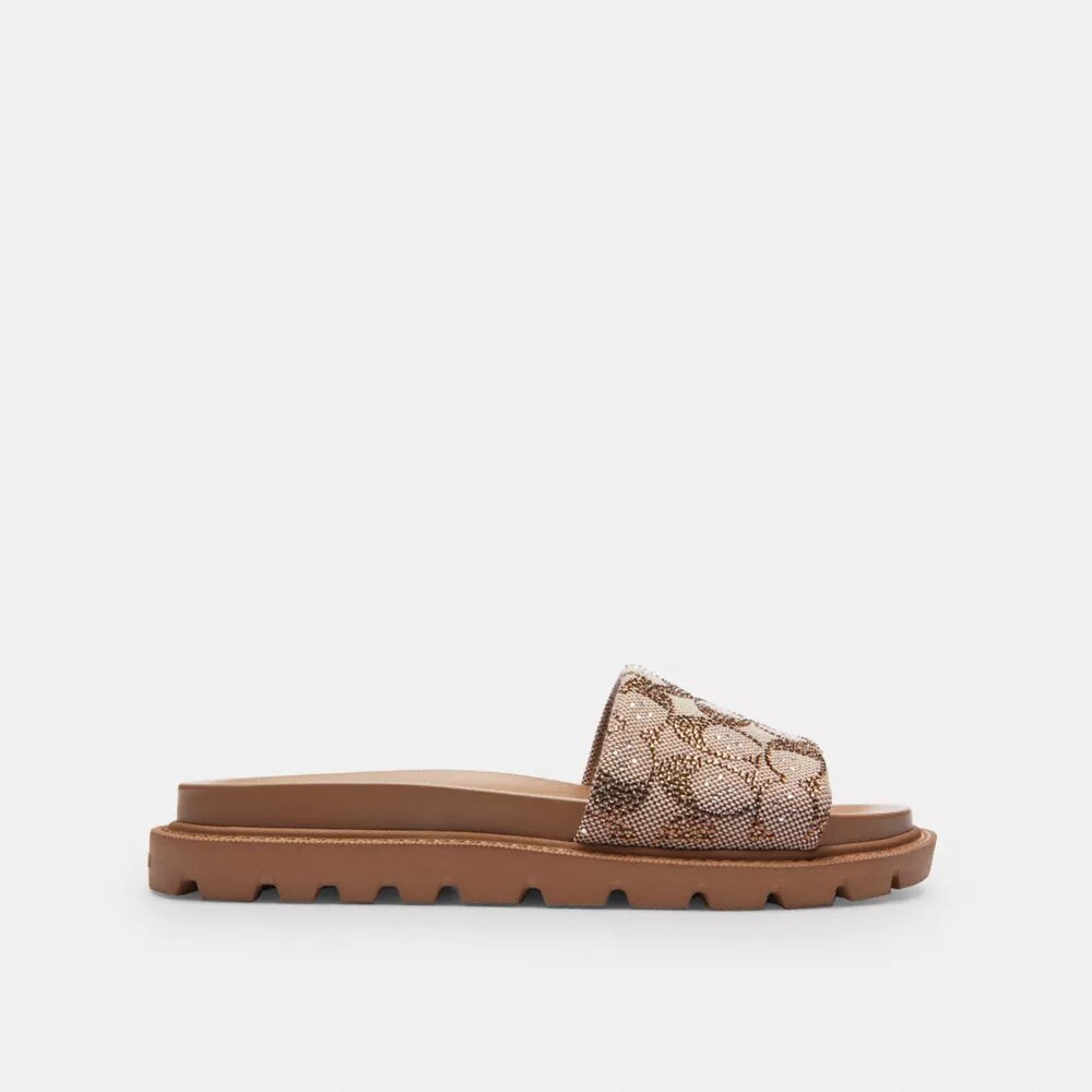 Sandali Brynn Ciabatte in jacquard con cristalli