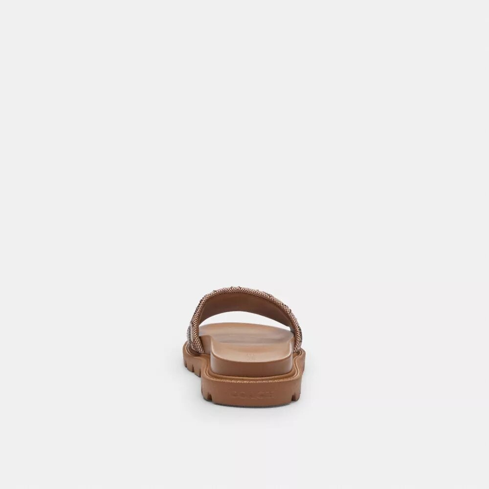 Sandali Brynn Ciabatte in jacquard con cristalli