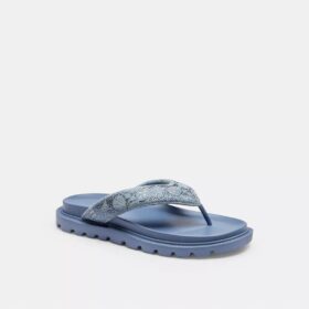 Sandali Brynn in denim Signature Crystal