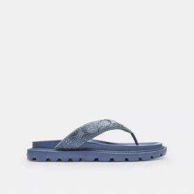 Sandali Brynn in denim Signature Crystal