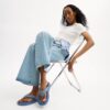 Sandali Brynn in denim Signature Crystal