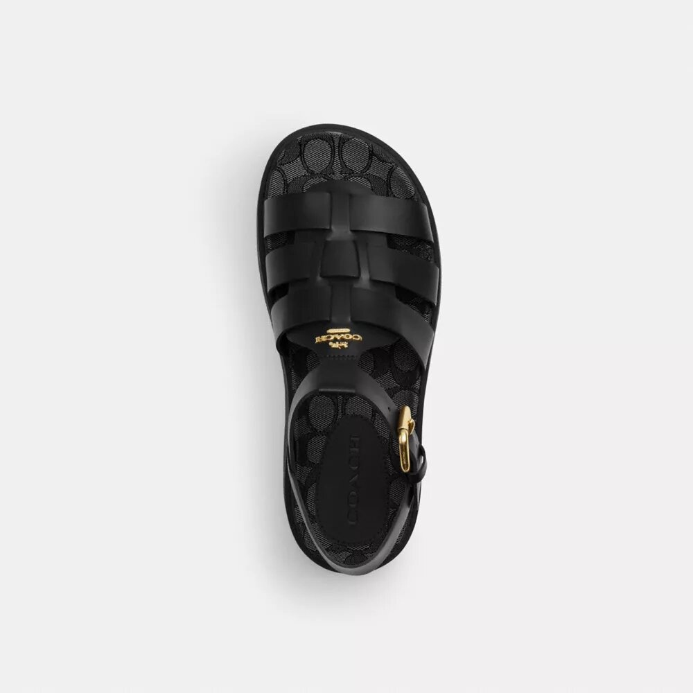Sandali Lucy con suola Lug in jacquard esclusivo
