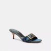 Sandali Margot con caratteristico patchwork in denim