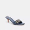 Sandali Margot in denim Crystal Signature
