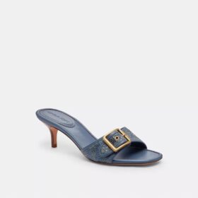 Sandali Margot in denim Crystal Signature